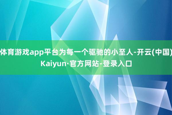 体育游戏app平台为每一个驱驰的小至人-开云(中国)Kaiyun·官方网站-登录入口